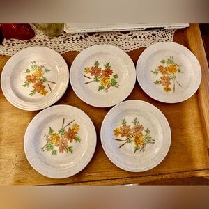 Vintage MCM 1970s dessert plates